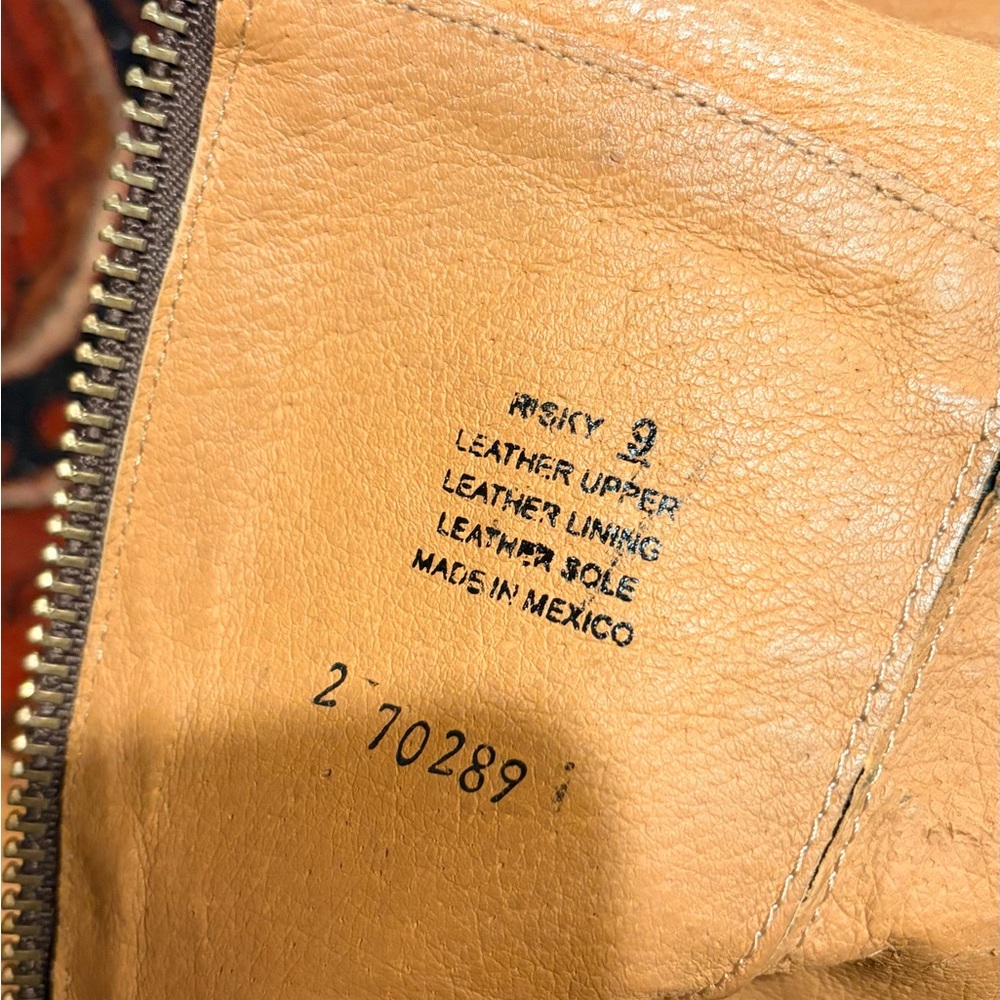 Free Bird Risky Tan Leather Boots - Picture 6 of 6